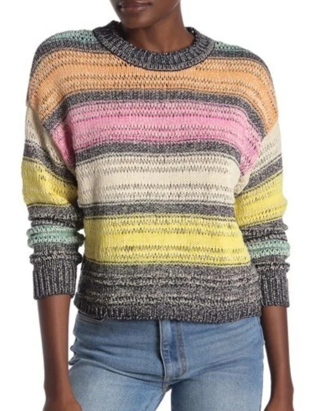 Striped Color Block Sweater